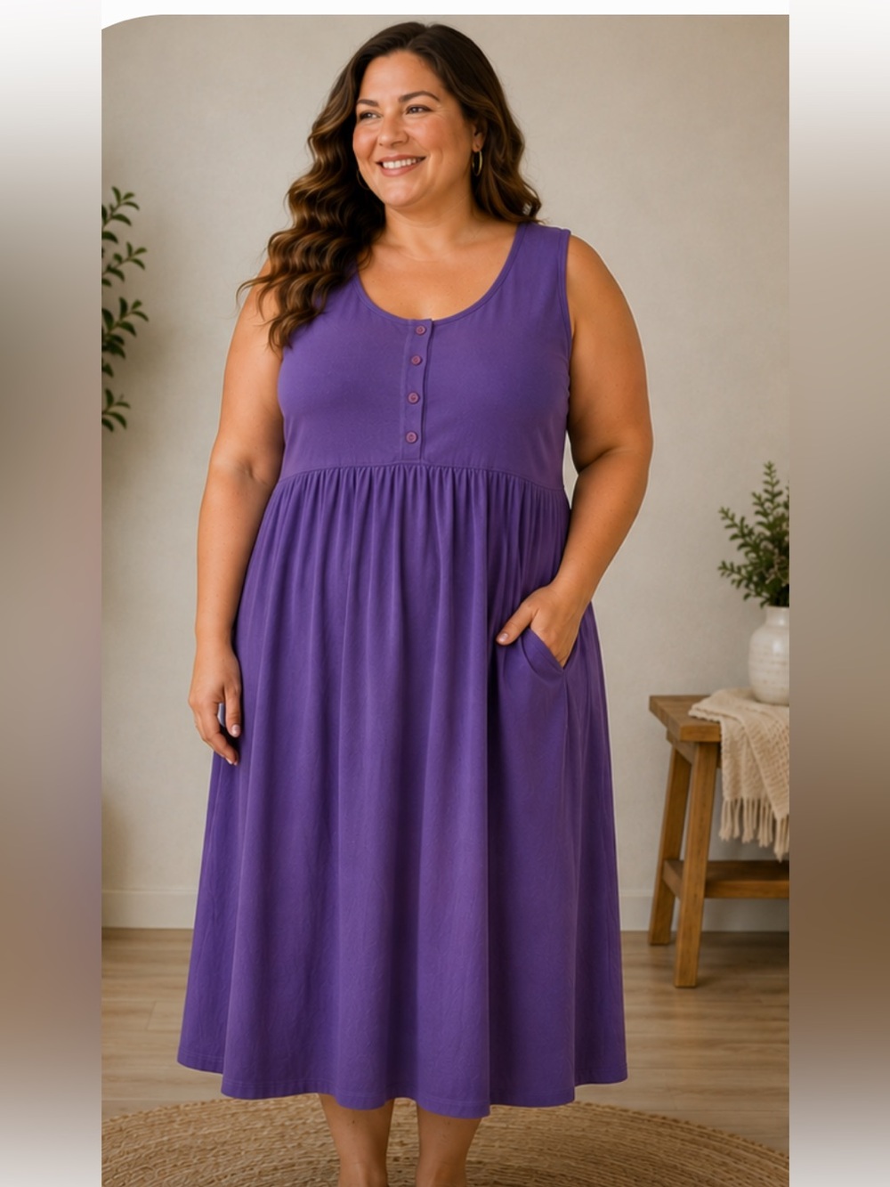 Ulla Popken Sleeveless Dress 24/26